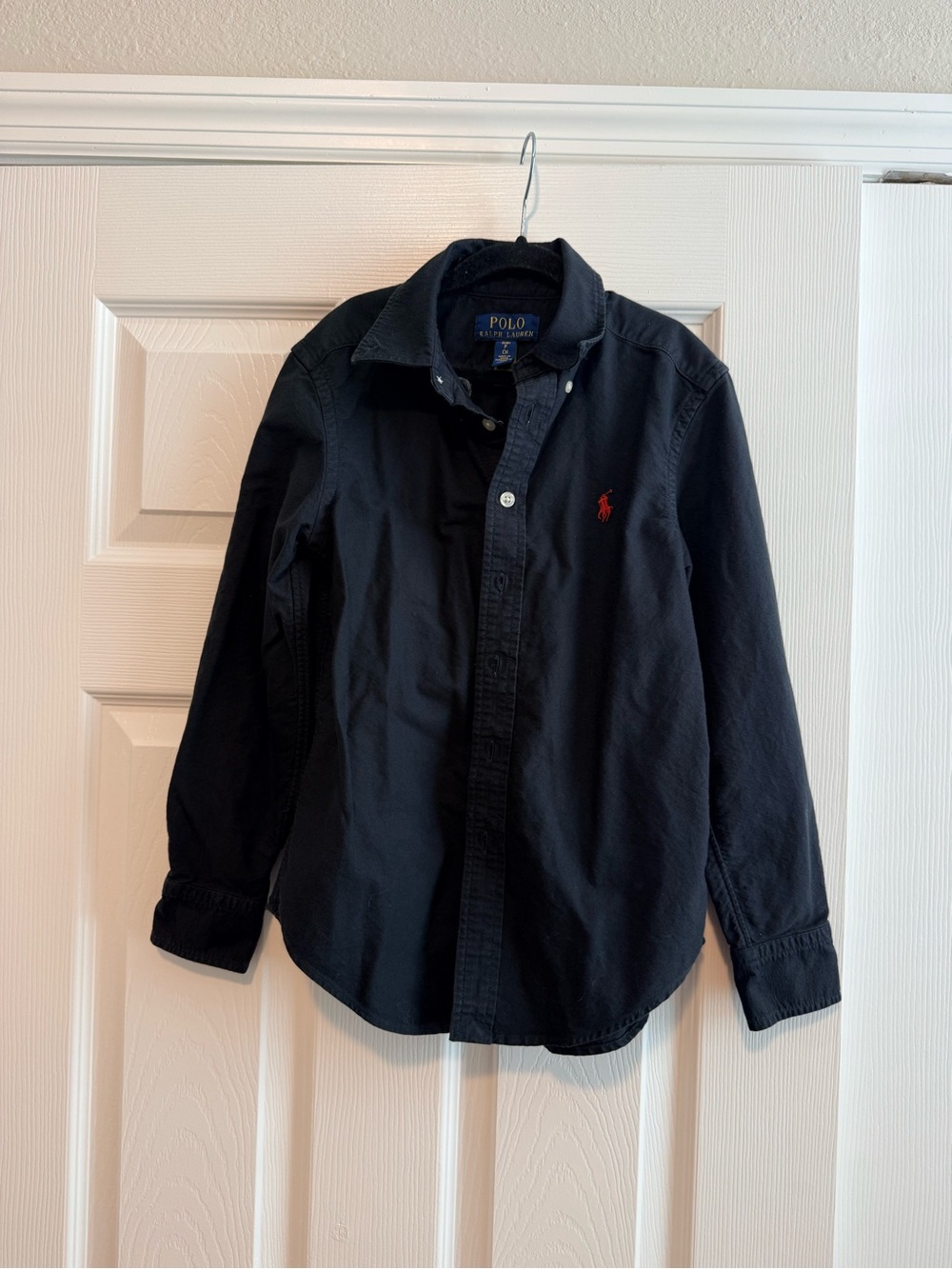Polo by Ralph Lauren Black Button-Down Shirt